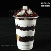 INPHIC-擺放樣品紅豆優酪乳模型假菜餚餐廳仿真訂做食物模型